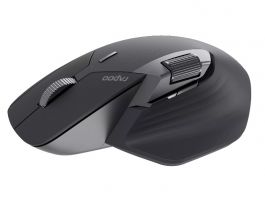 Rapoo MT760L Multi-Mode optikai egér, max 4000DPI, 10 gomb, Bluetooth + 2,4GHz USB, fekete (226044)